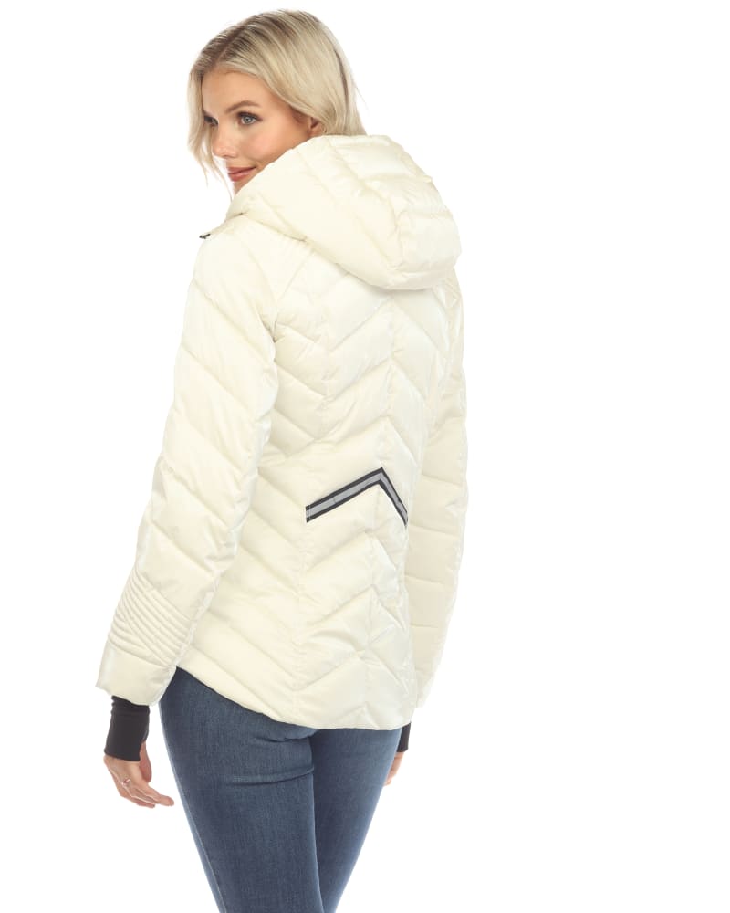 Women's midweight store jacket with hood